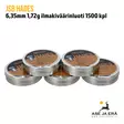 6,35mm JSB Hades 1,72g ilmakiväärinluoti 1500 kpl - viisi rasiaa vierekkäin - 6,35 mm luodit - 8594180451094 - 11