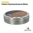 6,35mm JSB Hades 1,72g ilmakiväärinluoti 300 kpl - rasia sivusta - 6,35 mm luodit - 8594180451094 - 4
