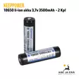 Keeppower Panasonic 18650 li-ion akku 2 kpl - Akut, paristot ja laturit valaisimiin - 6970906550234 - 4