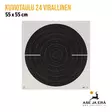 Kuviotaulu 24 virallinen Kuviotaulu 24 virallinen 55 x 55 cm - Yleiskuva - Ampumataulut - 24024 - 6