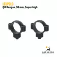 Leupold QR renkaat 30mm putkelle - 30mm kiikarinrenkaat - 030317499334 - 2