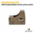 Marui Micro Pro Sight punapistetähtäin - Punapistetähtäimet - 4952839177254 - 46