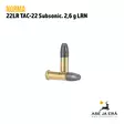 Norma TAC-22 Subsonic 22LR 2,6 g pienoiskiväärin patruuna - 22 Subsonic patruunat - 4000294250804 - 2