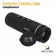 Pixfra Mile 2 lämpökamera 640512 lens 25mm M625 - etuviistosta linssinsuoja irrallaan - Pimeänäkölaitteet ja lämpökamerat - 6976144450534 - 8