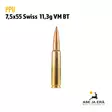 PPU 7,5x55 Swiss FMJ BT 11,3g kiväärinpatruuna - Muut kaliiperit - 8605003812814 - 3