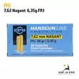 PPU 7,62 Nagant FPJ 6,35g revolverin patruuna - Revolverin patruunat - 8605003813224 - 1