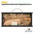 Roselli Japanilainen kokinveitsi lahjapakkauksessa, yleiskuva veitsi tupessa lahjapakkauksessa - Muut veitset - 6430056850504 - 1