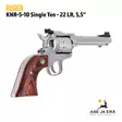 Ruger KNR-5-10 Single Ten pienoisrevolveri 22LR - Pienoisrevolverit - 736676081004 - 6