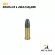 RWS Rifle Match S LRN .22LR Pienosikivääripatruuna - 22 LR patruunat - 4000294143724 - 4