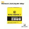RWS Rifle Match S LRN .22LR Pienosikivääripatruuna - 22 LR patruunat - 4000294143724 - 9