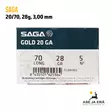 Saga Gold 20/70 28g haulikonpatruuna - 20 kaliiperin patruunat - 8435101625364 - 4