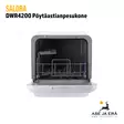 Salora DWR4200 pöytäastianpesukone - luukku avattuna, edestä - Muut retkeilytarvikkeet - 8719325154894 - 11