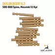 Skylon 6.2 messinki Insertti 12kpl Spine 500-800 - Yleiskuva - Insertit - A077474 - 1