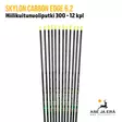Skylon Carbon Edge 6.2 hiilikuitunuoliputki 300 - 12 kpl - yksityiskohta nuoliputkien peräosasta - Hiilikuituiset nuoliputket - 6426003773774 - 2