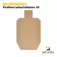 SRA yläneliöllä Virallinen ampumataulu ruskea puoli - SRA taulut - 2000000662374 - 1