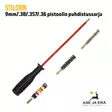 StilCrin 9mm/.38/.357/.36 pistoolin puhdistussarja yleiskuva sarjasta - Puhdistussarjat ja -harjat - 6410363740804 - 1