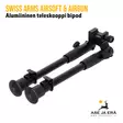 Swiss Arms alumiininen teleskooppi bipod taitettuna yläviistosta - Tukit, kiskot, kahvat ja bipodit - 3559966052464 - 2