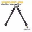 Swiss Arms alumiininen teleskooppi bipod takaa - Tukit, kiskot, kahvat ja bipodit - 3559966052464 - 5