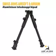 Swiss Arms Alumiininen teleskooppi bipod - Tukit, kiskot, kahvat ja bipodit - 3559966052464 - 9