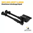Swiss Arms Alumiininen teleskooppi bipod - Tukit, kiskot, kahvat ja bipodit - 3559966052464 - 3