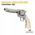 Umarex Colt Single Action Army .45 Peacemaker 4,5 mm Pellet CO2 ilma-ase revolveri - Etuviistosta alhaalta - Ilma-aseluoti ilmapistoolit - 4000844611574 - 8