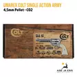 Umarex Colt Single Action Army .45 Peacemaker 4,5 mm Pellet CO2 ilma-ase revolveri - Myyntipakkaus - Ilma-aseluoti ilmapistoolit - 4000844611574 - 12