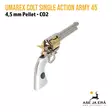 Umarex Colt Single Action Army 45 Smoke 5.8456 - Yläviistosta vasemmalta - Ilma-aseluoti ilmapistoolit - 4000844859334 - 9