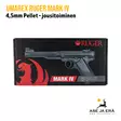 Umarex Ruger Mark IV 4,5mm ilmapistooli musta - Jousi ja puristeilma ilmapistoolit - 4000844774484 - 22