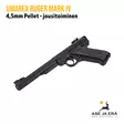 Umarex Ruger Mark IV 4,5mm ilmapistooli musta - Jousi ja puristeilma ilmapistoolit - 4000844774484 - 20