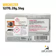 Winchester Super X Slug 12/70 28 g Haulikonpatruuna - Täyteiset - 020892000414 - 6