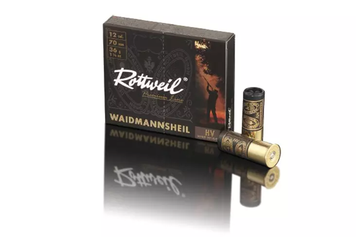 12/70 Rottweil Waidmannsheil HV 36g 10kpl - 12/70 metsästyspatruunat - 4000294110054 - 2