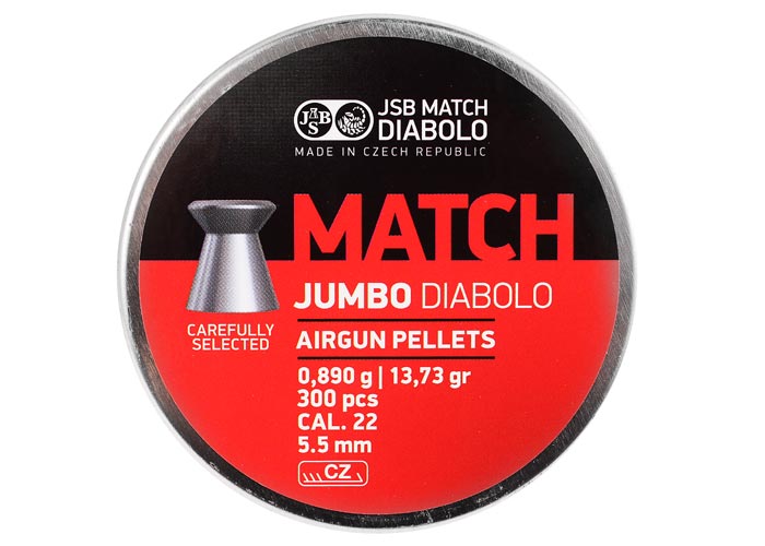 5,5mm JSB Jumbo Match 0,89g - 5,5 mm luodit - 8594180450424 - 4