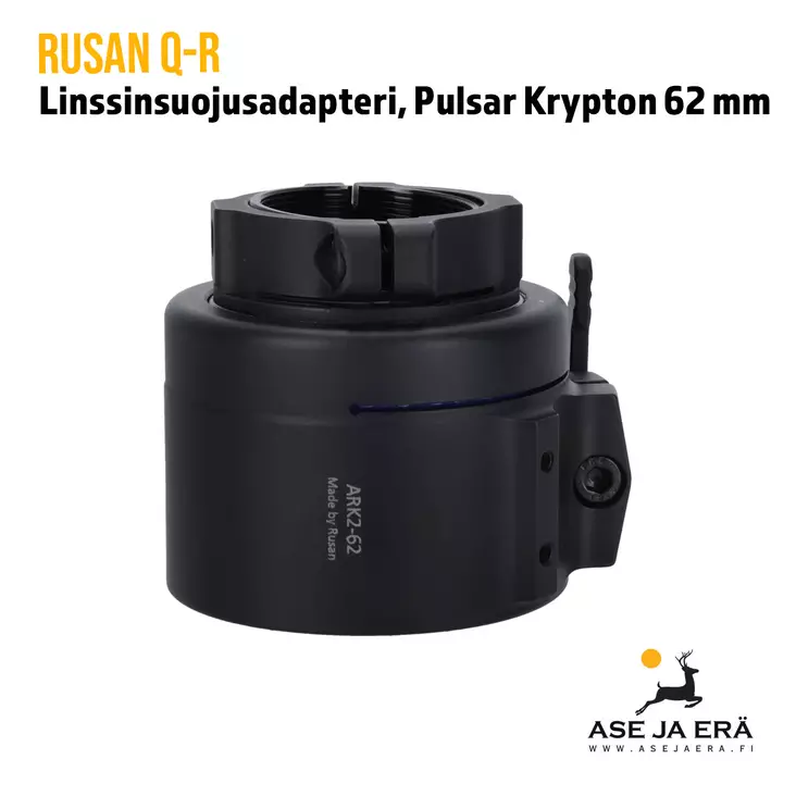 Rusan Q-R linssinsuojusadapteri Pulsar pimeänäkölaitteen kiinnitämiseen - Adapterit ja tarvikkeet - 3856026433974 - 8