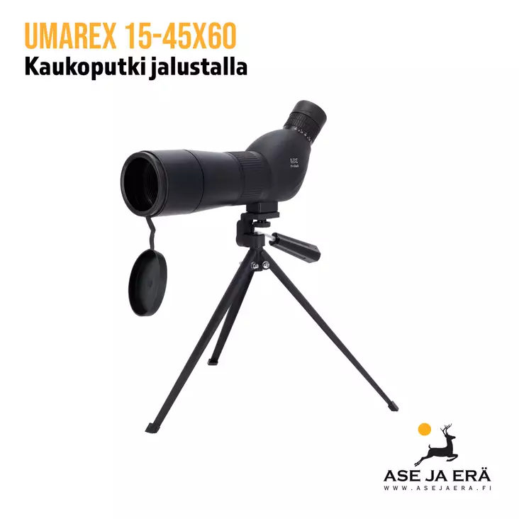Umarex 15-45x60 kaukoputki jalustalla etuviisto - Valmiit kaukoputket - 4000844784414 - 1