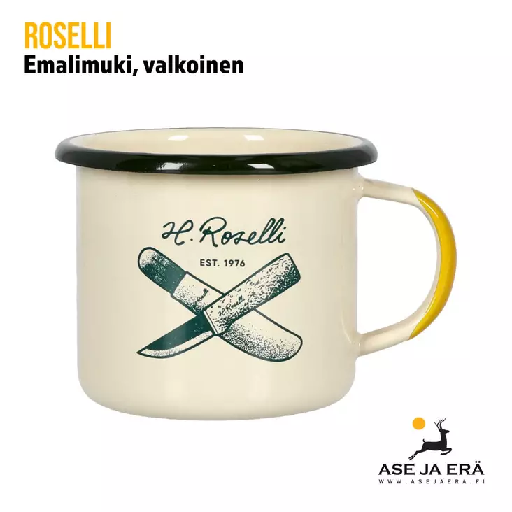 Roselli Muki, valkoinen edestä - Lautaset ja ruokailuvälineet - 6430056852454 - 1