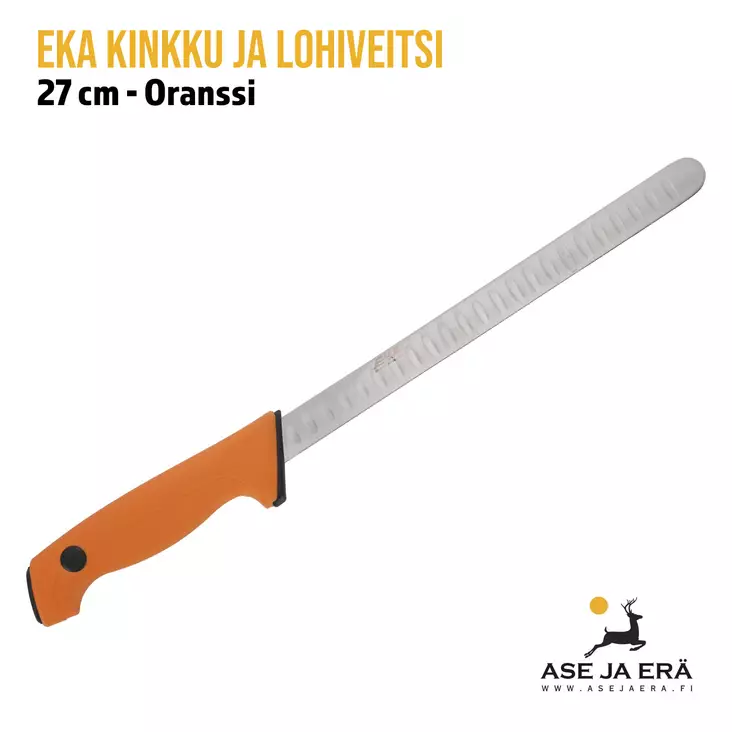 EKA kinkku- ja lohiveitsi 27cm, oranssi - yleiskuva sivusta - Filetit - 7391537301504 - 1