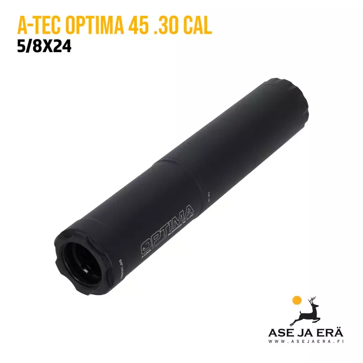 A-TEC Optima 45 30 Cal. 5/8x24 UNEF Äänenvaimennin - A-TEC äänenvaimentimet - OPTIMA45305824 - 1