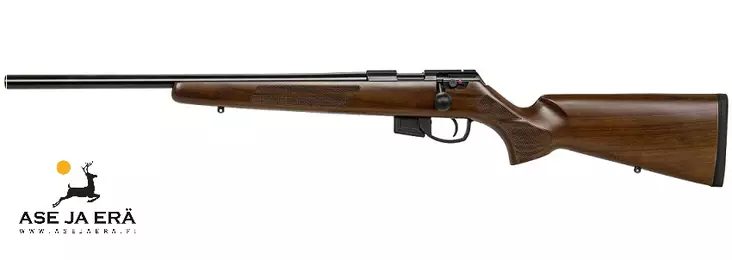 Anschutz 1761L D HB Walnut Classic 22 lr 515 mm -kivääri left - Pulttilukkoiset pienoiskiväärit - 15184 - 1