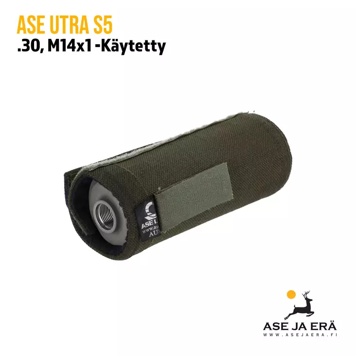Ase Utra S-Series S5 .30 M14x1 äänenvaimennin, käytetty - Ase Utra äänenvaimentimet - 15984 - 1