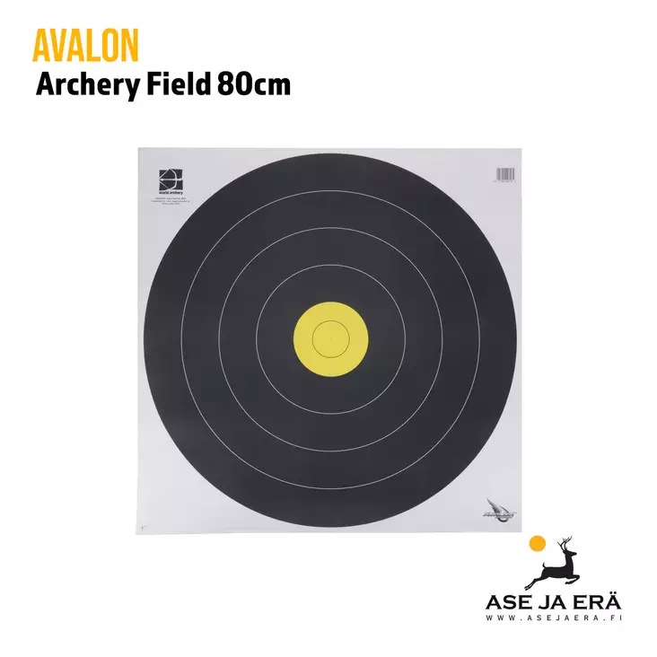 Avalon World Archery Field 80cm 1-spot 6-rings Spottitaulu - Paperiset maalitaulut - 9227000007261x1 - 1
