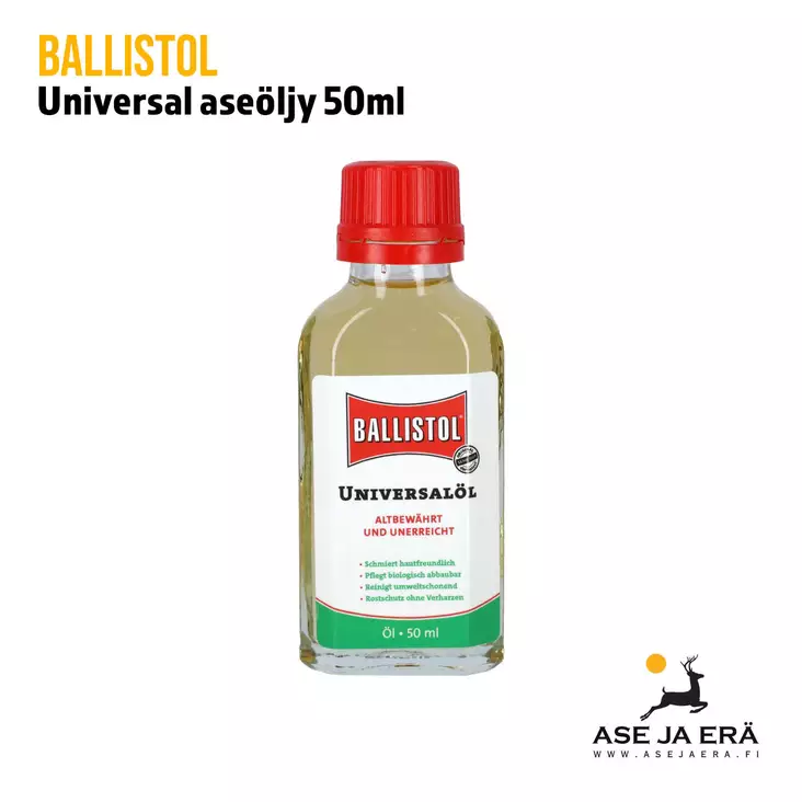 Ballistol Universal aseöljy 50 ml - Aseöljyt ja -rasvat - 4017777210064 - 1