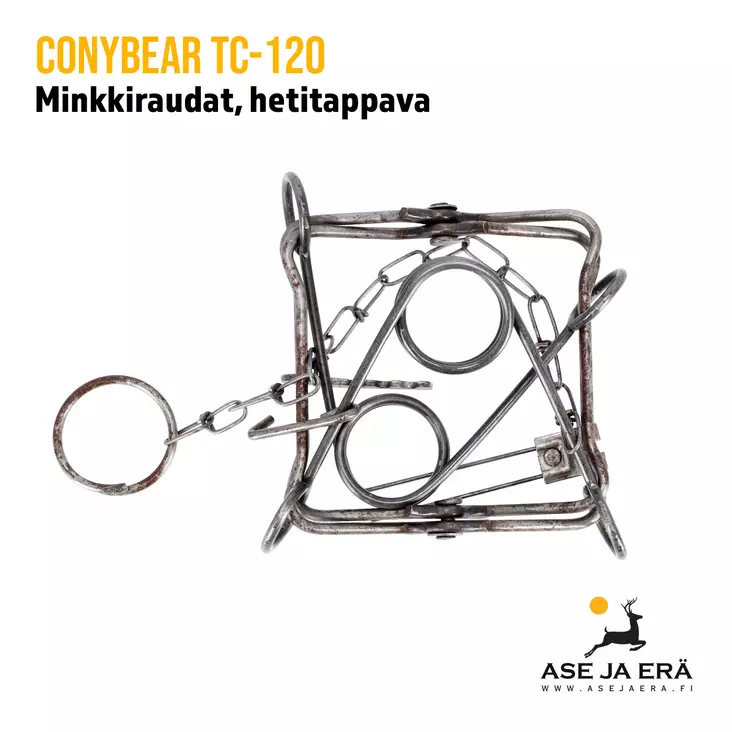 ConyBear TC-120 minkkiraudat hetitappava - yleiskuva - Hetitappavat raudat - 6430061580274 - 1