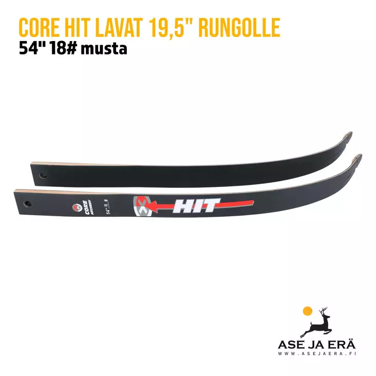 Core Hit lavat 19,5" 54" 18# musta - Tähtäinjousen lavat - A038864 - 1