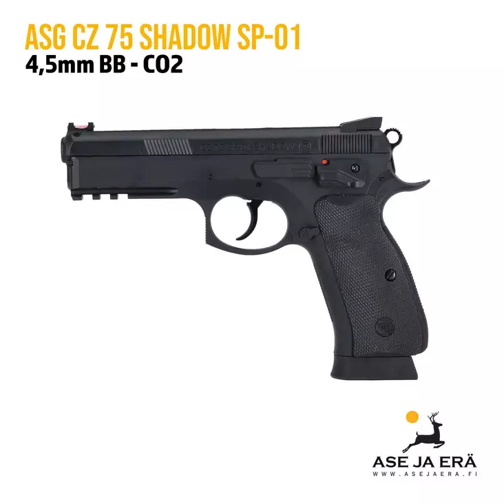 CZ SP-01 Shadow CO2 4,5 mm Ilmapistooli - yleiskuva vasen sivu - BB kuula ilmapistoolit - 5707843056014 - 1