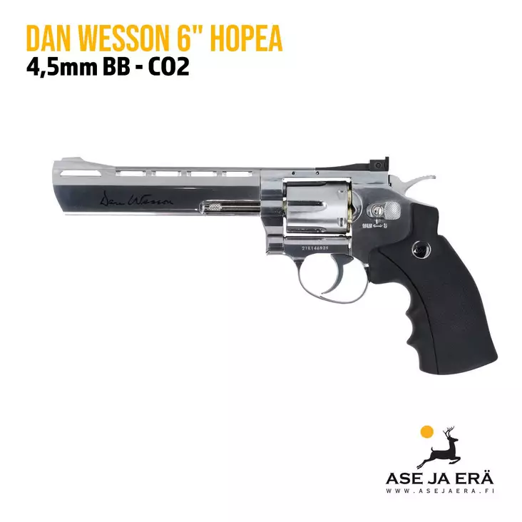Dan Wesson 6 '' 4,5 mm BB CO2 ilmapistooli- Hopea - BB kuula ilmapistoolit - 5707843039284 - 1