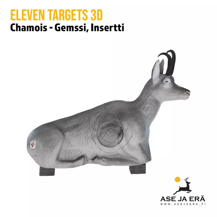 Eleven Targets 3D-taulu Gemssi sarvilla ja vaihtoinsertillä - 3D-eläintaulut - ELVaE44 - 1