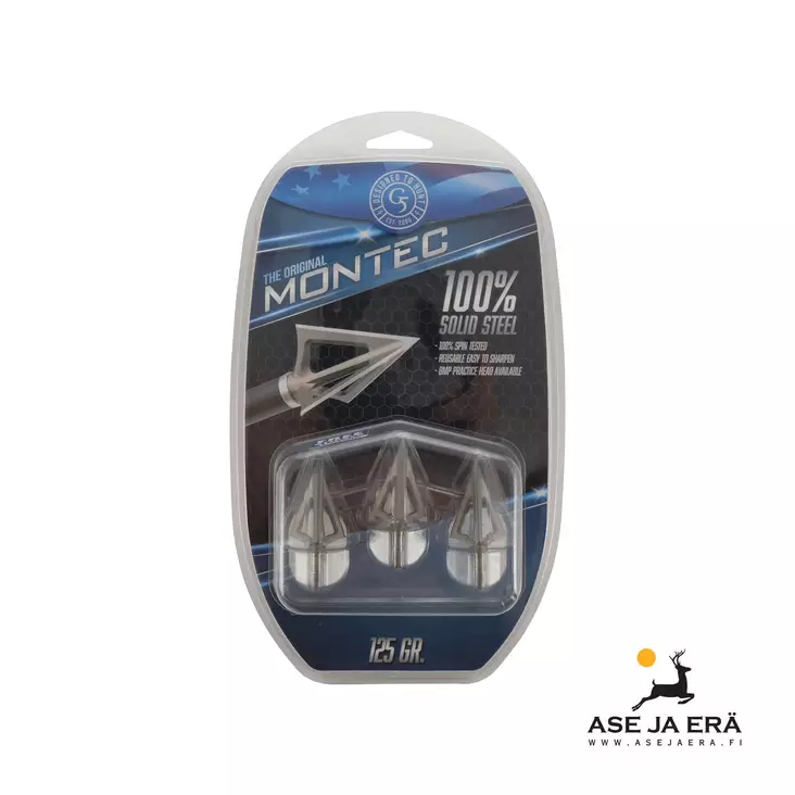 G5 Montec Stainless Steel metsästyskärki 3kpl/paketti - Metsästyskärjet - 817990001104 - 1