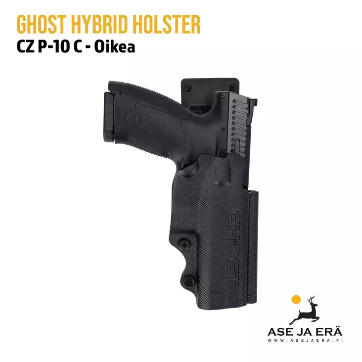 Ghost Hybrid holster CZ P-10 C Oikea - Yleiskuva asekotelossa - IPSC kotelot - SGHD94 - 1