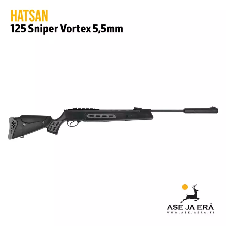 Hatsan 125 Sniper Vortex 5,5mm vipuviritteinen ilmakivääri - sivulta katsottuna - Vipuviritteiset ilmakiväärit - 067194 - 1
