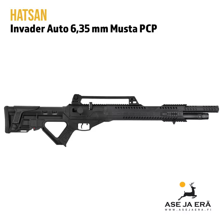 Hatsan Invader Auto 6,35 mm PCP Musta ilmakivääri - Yleiskuva - 6,35 mm PCP paineilmakiväärit - 067914 - 6